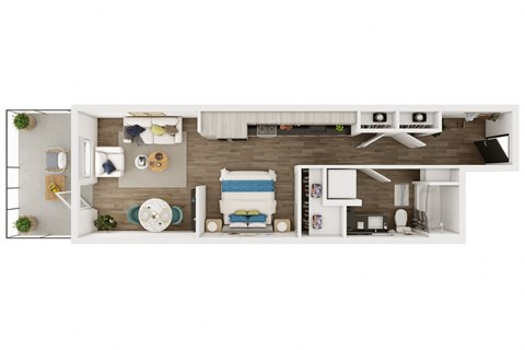 FREEBOARD, Studio, 1 Bath at Marina Square, Washington